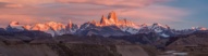 Fitz Roy, Patagonie, Argentine, Sunset