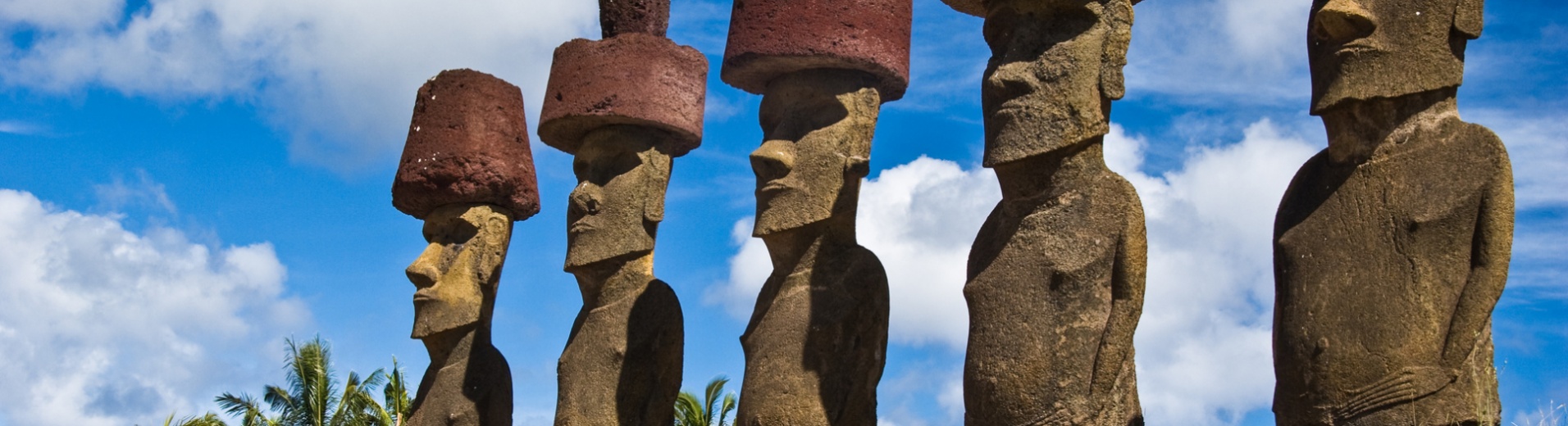 Statues Moais, Anakena, Rapa Nui