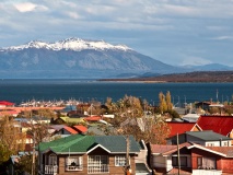 Vue sur Puerto Natales, Chili