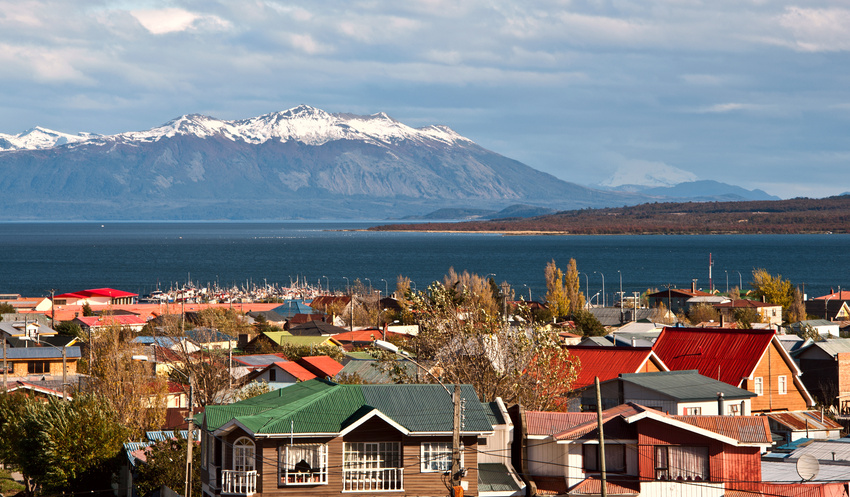 Vue sur Puerto Natales, Chili