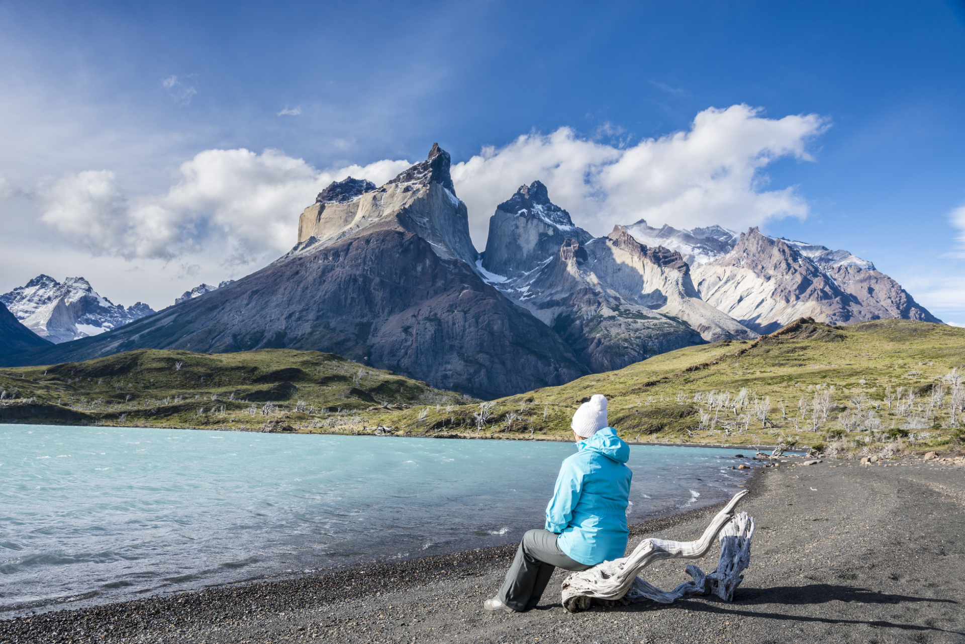 Los Cuernos, Torres del Paine National, Patagonie, Chile