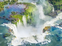 Chutes d'Iguazu vue du ciel